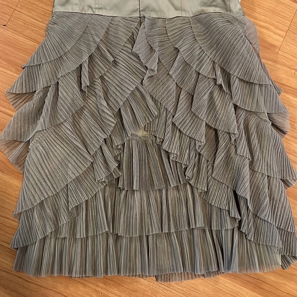 BCBGMaxAzria Strapless Dress Hazelnut Sz 12 - Picture 7 of 15